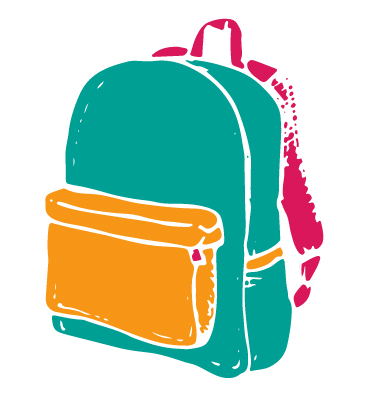 Camp Kindness Day backpack logo