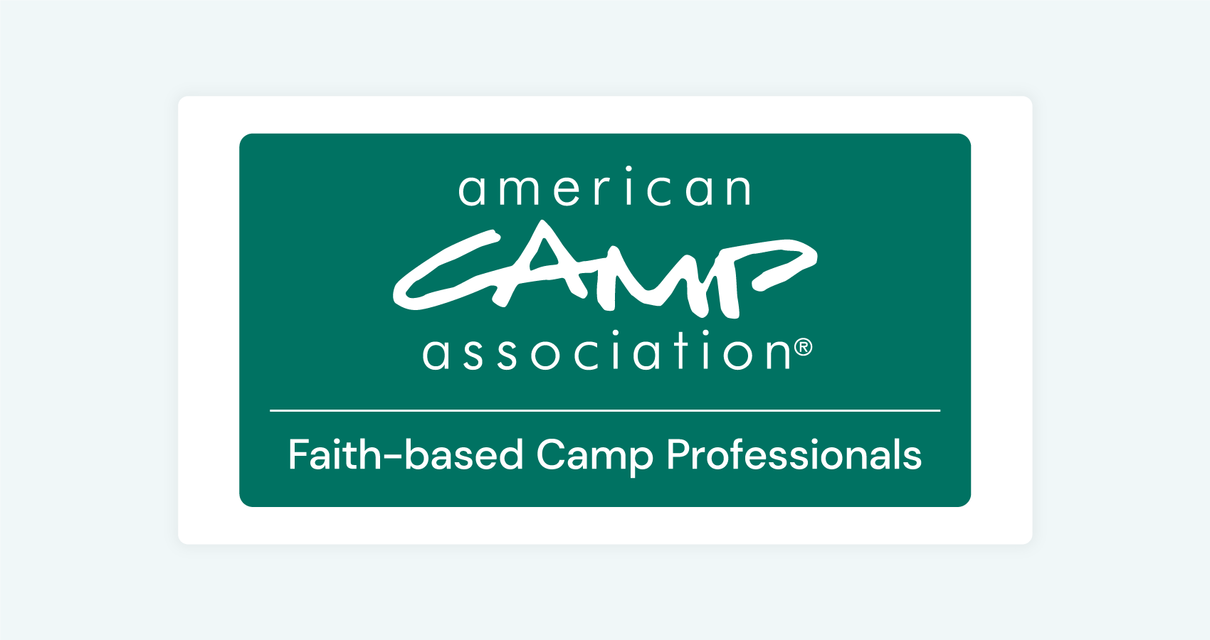 ACA Logo with Faith-based Camp Professionals text