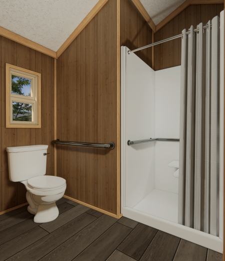 Vacavia Warm Springs Cabin - interior bathroom