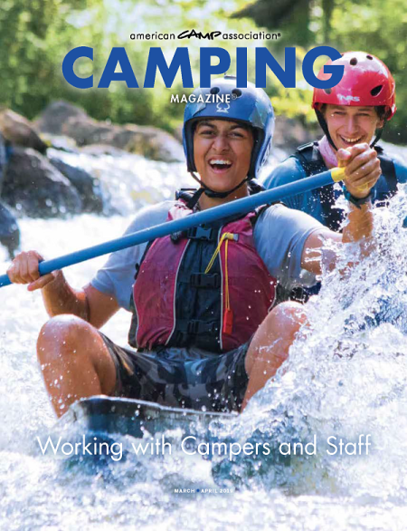2019 March/April Camping Magazine cover