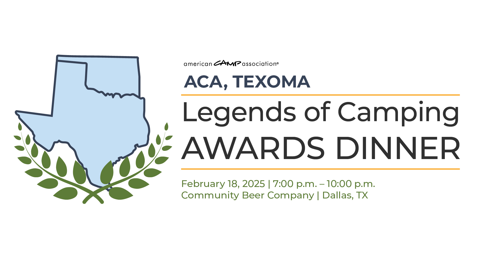 ACA, Texoma Legends of Camping Awards Dinner American Camp Association