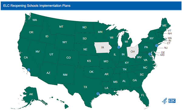 ELC Reopening Map