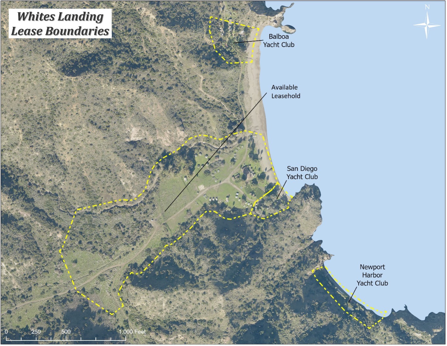 Catalina Island White's Landing boundary