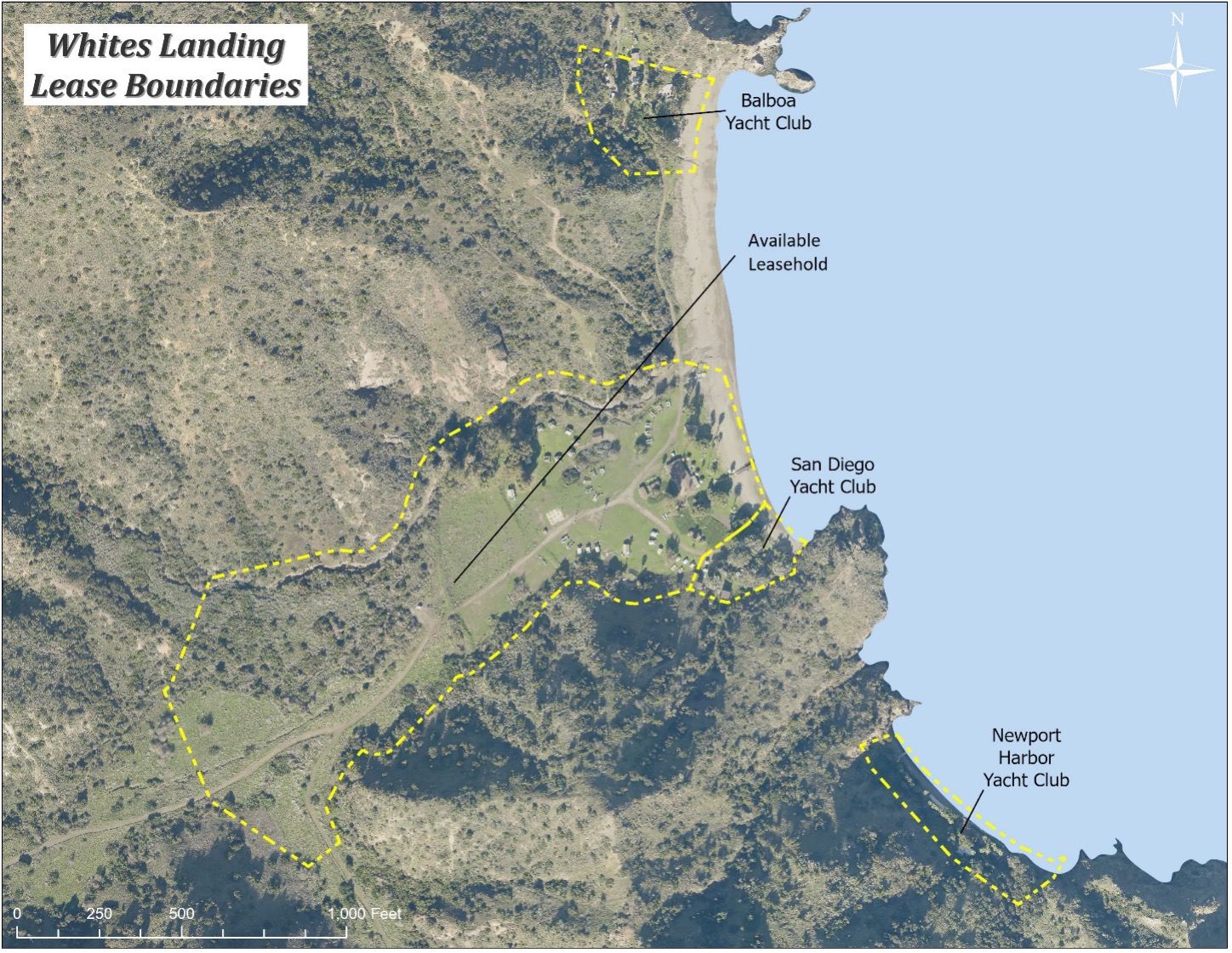 Catalina Island White's Landing boundary