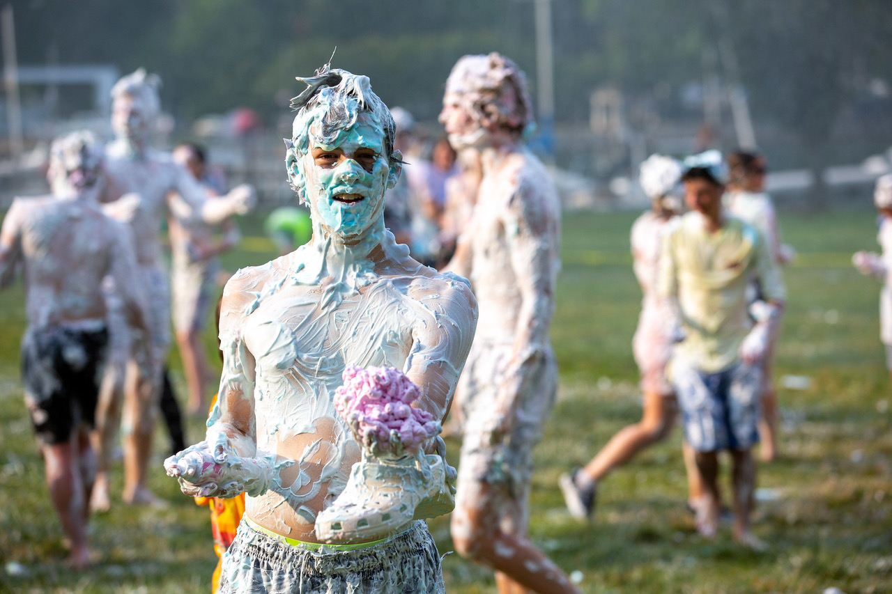 campers using Pacific Shaving Cream