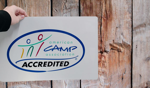 Accredited Camp Sign