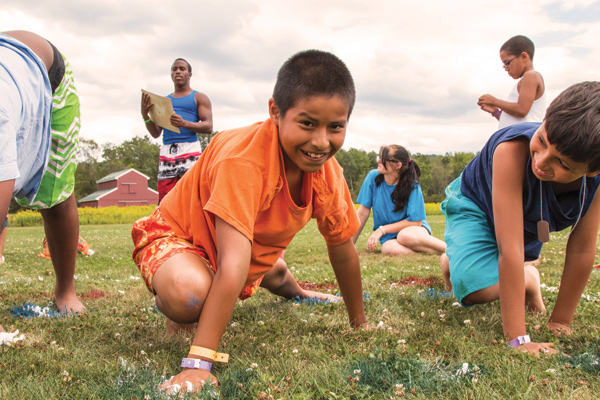 Children excercising