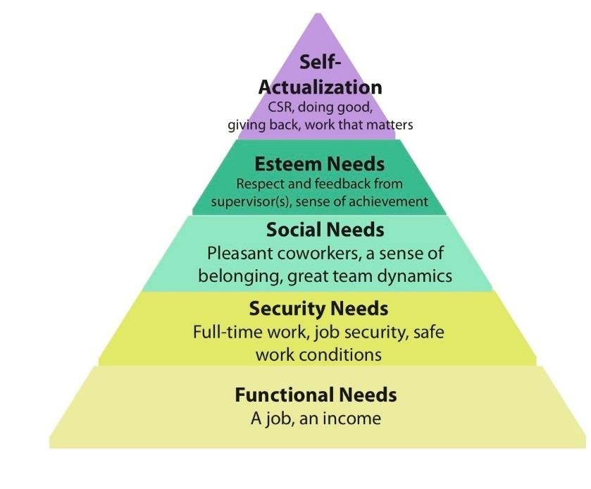 hierarchy of workplace needs