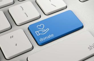 Donate button on keyboard