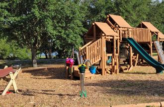 playground with musical instruments