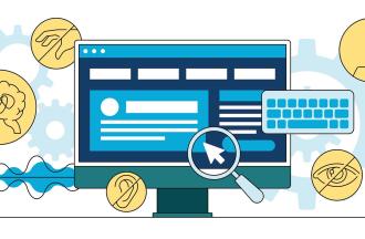 stock illustration of computer monitor