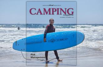 November December Camping Magazine Cover