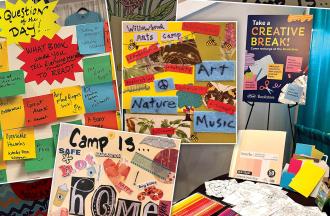 creative corner at conference
