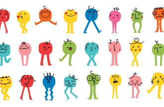 Icons depicting emotions