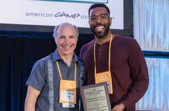 Award presentation at National Conference