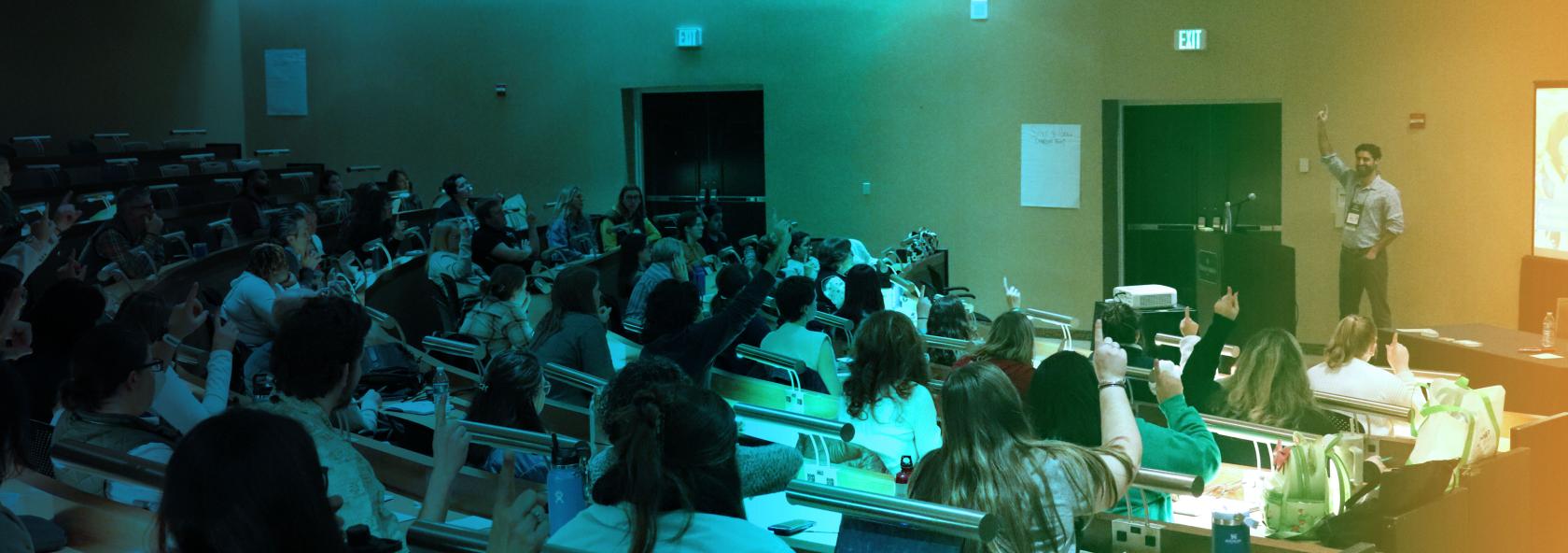 Attendees in a Session Hall
