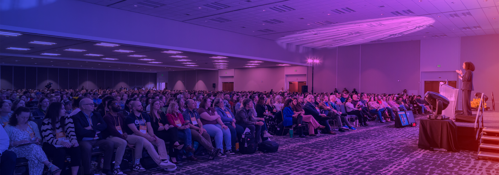 2026 National Conference Main Hall with Speaker