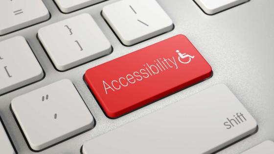 Accessibility key on a keyboard