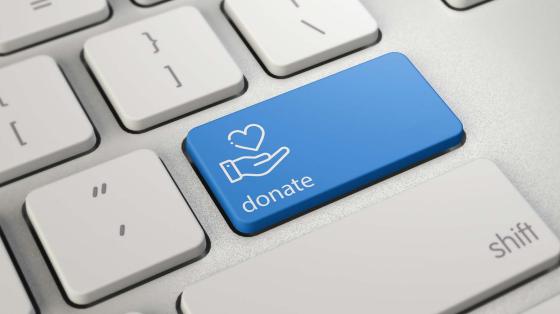 Donate button on keyboard