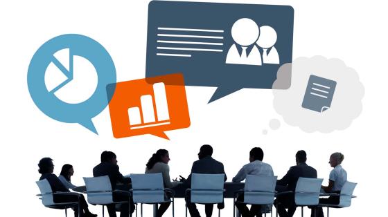 stock photo of board room