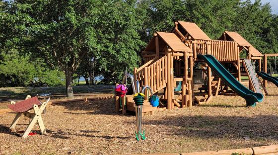 playground with musical instruments