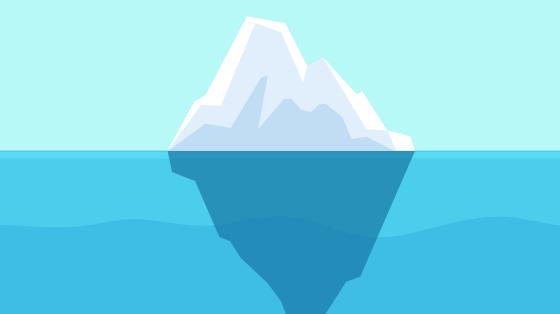 iceberg graphic