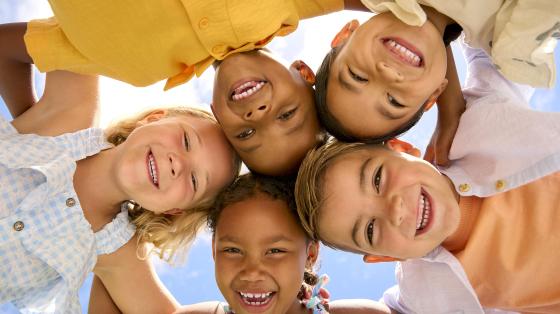 Group of diverse youth