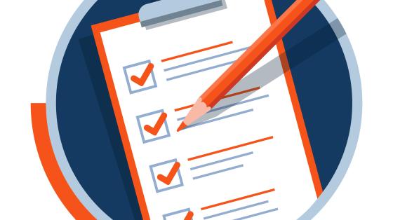 Clipboard checklist