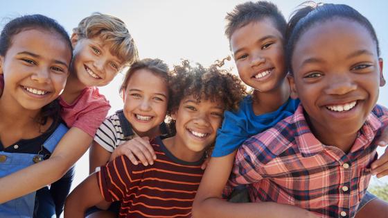 Kids outdoors