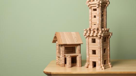 wooden castle