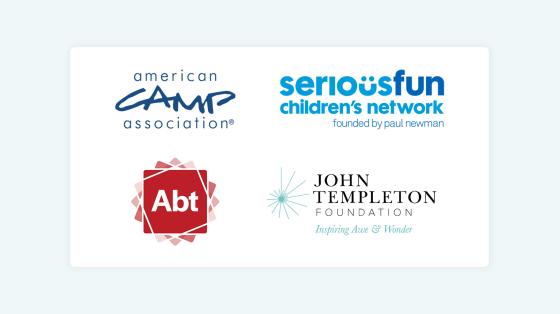 ACA, SeriousFun Network, ABT Global, and John Templeton Foundation logos