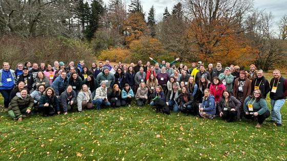 Cascadia Campference attendees in a group photo