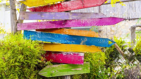 multi directional sign