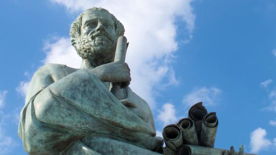 Aristotle statue
