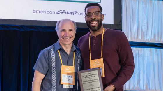 Award presentation at National Conference