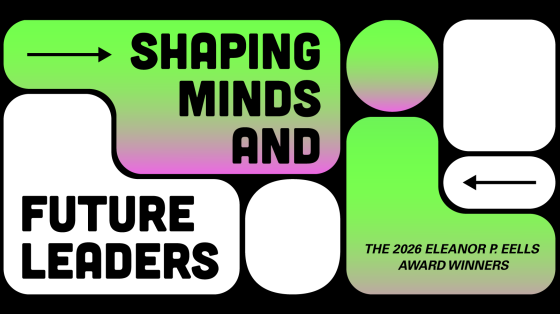 Shaping Minds and Future Leaders — The 2026 Eleanor P. Eells Award Winners
