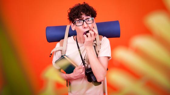 Stressed Camp Counselor