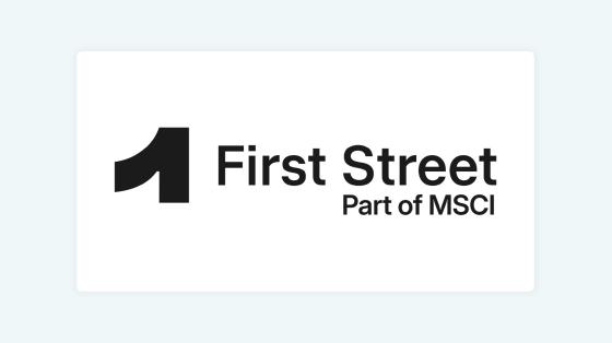 First Street, part of MSCI logo