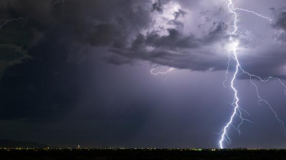 lightning strike