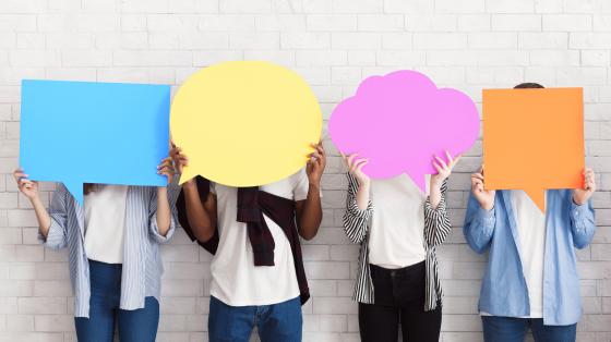 Blank Speech Bubbles