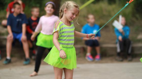 Campers during an activity