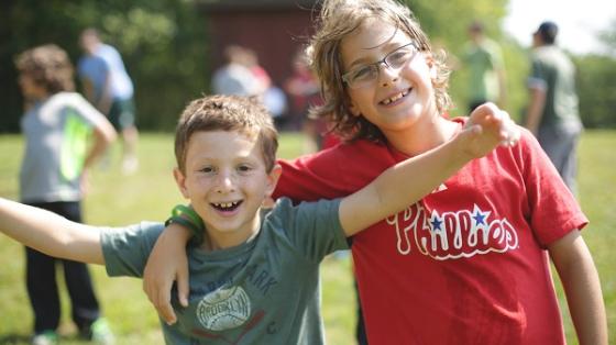 campers posing for photo