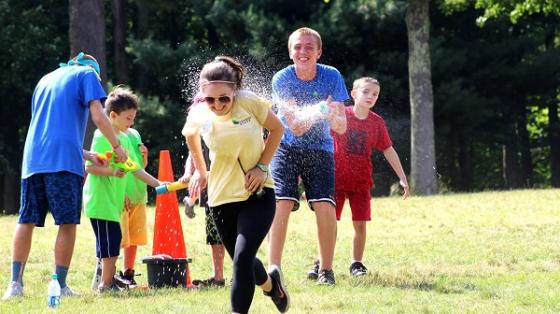 campers playing