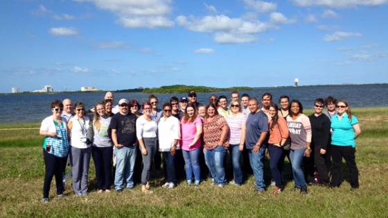 Staff at the Kennedy Space Center