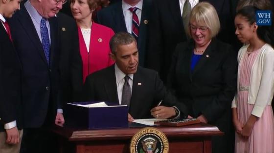 President Obama Signing ESSA