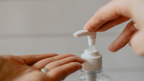 Hand sanitizer bottle