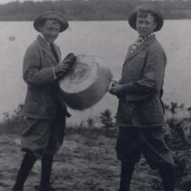 Historical photo of campers in 1910