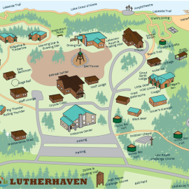 Map of Camp Lutherhaven