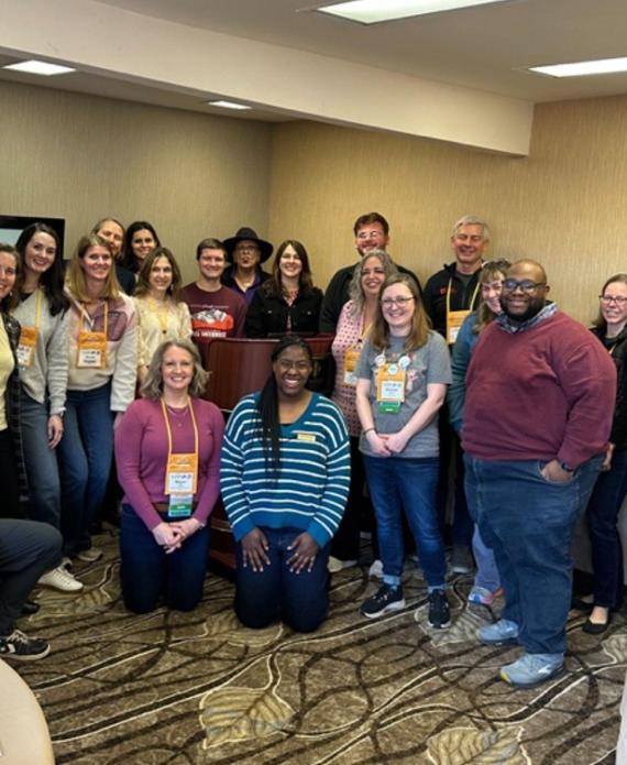 group photo taken at National Conference