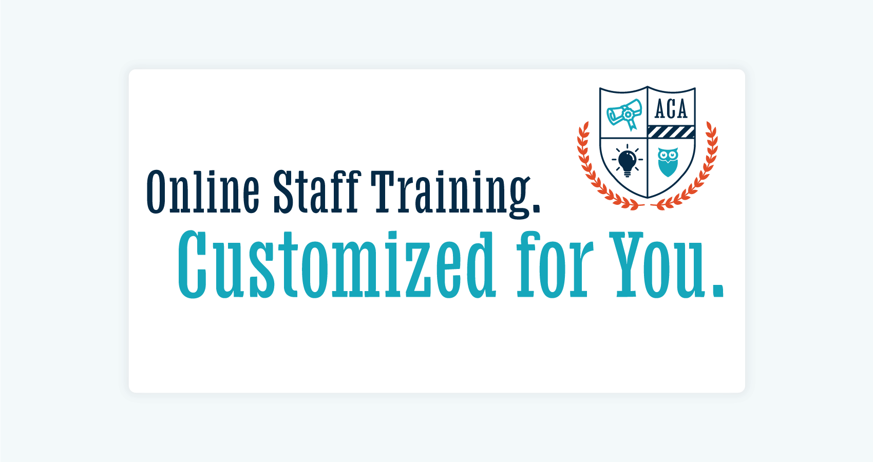 Create Your Own Staff Training Logo